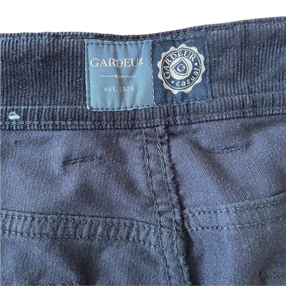 ❤️SOLD❤️ MENS 1920 GARDEUR CASUAL DARK BROWN CORDUROY PANTS JEANS STYLE 34/30 - Picture 7 of 11
